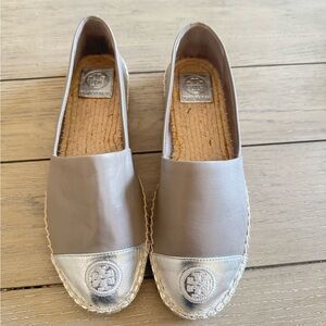 Men's Gray and Silver Espadrilles